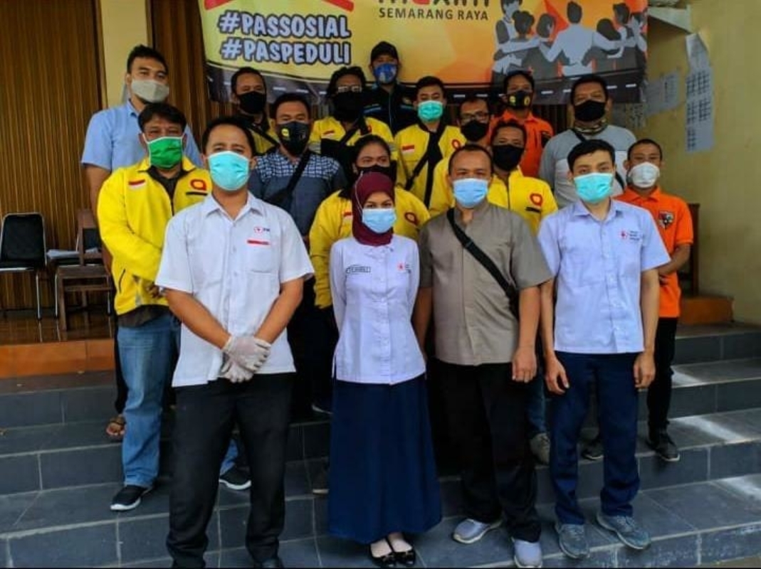 BANTU PASOKAN DARAH PMI, MITRA MAXIM SEMARANG INISIASI KEGIATAN DONOR DARAH BERSAMA MIK SEMAR